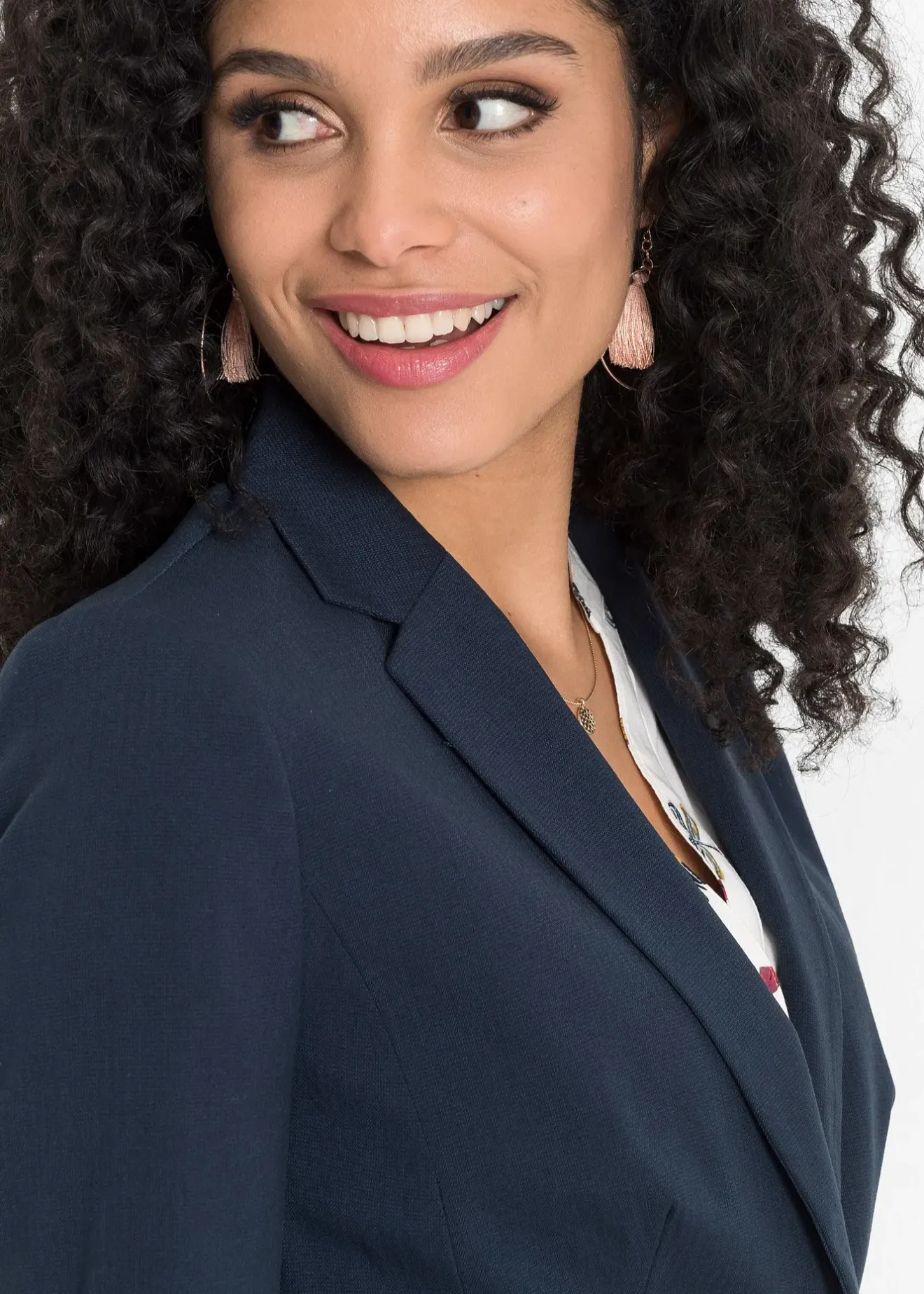 bonprix Blazer à poches passepoilées, petite stature|Femme Tailles Petite|Blazers