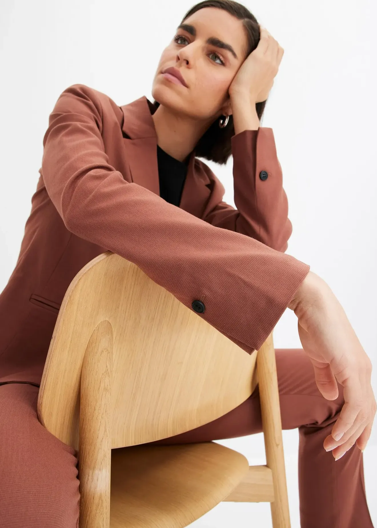 bonprix Blazer à poches passepoilées|Femme Blazers