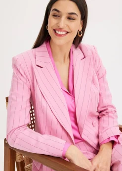 bonprix Blazer à rayures tennis|Femme Blazers