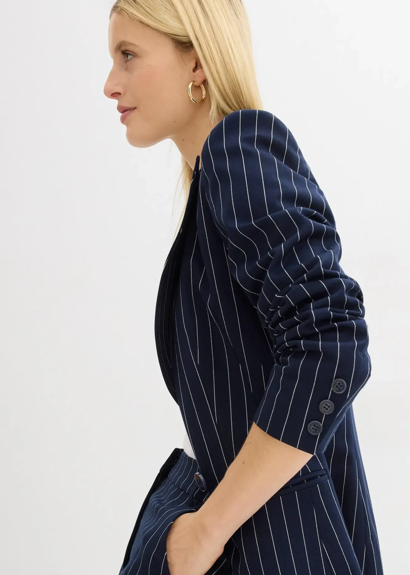 Femme bonprix Blazers|Blazer à rayures tennis