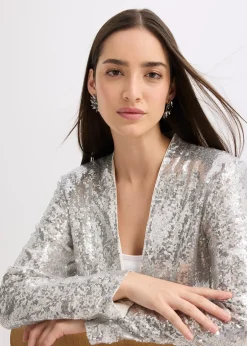 Femme bonprix Blazers|Blazer à sequins