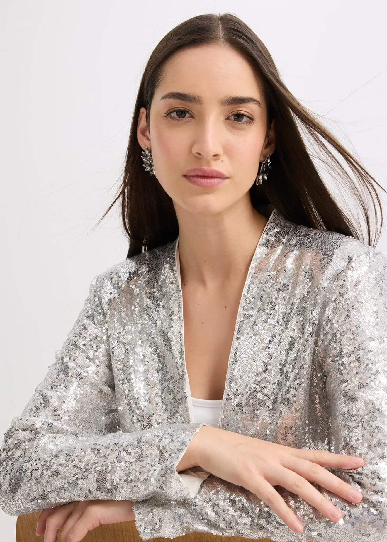 Femme bonprix Blazers|Blazer à sequins