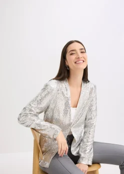 Femme bonprix Blazers|Blazer à sequins