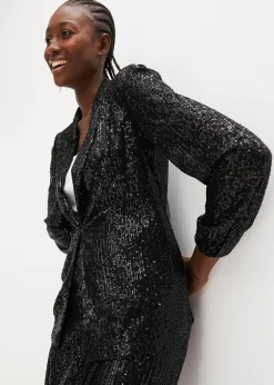bonprix Blazer à sequins|Femme Blazers