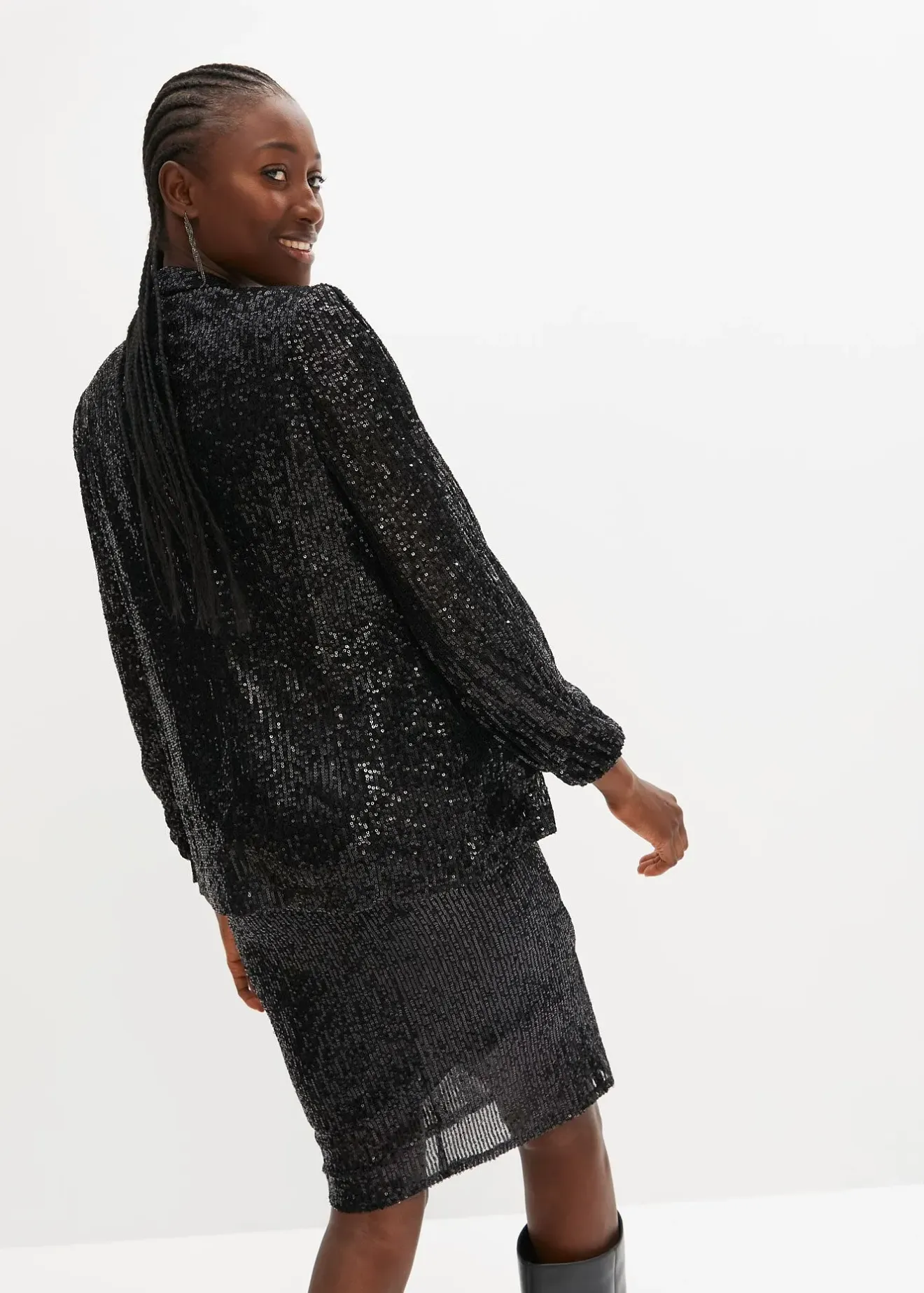 bonprix Blazer à sequins|Femme Blazers