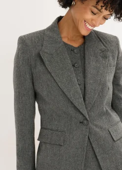 Femme bonprix Blazers|Blazer aspect tweed