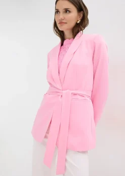 Femme bonprix Blazers|Blazer avec ceinture à nouer