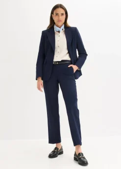 bonprix Blazer avec détails surfilés décoratifs|Femme Blazers