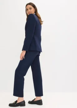 bonprix Blazer avec détails surfilés décoratifs|Femme Blazers