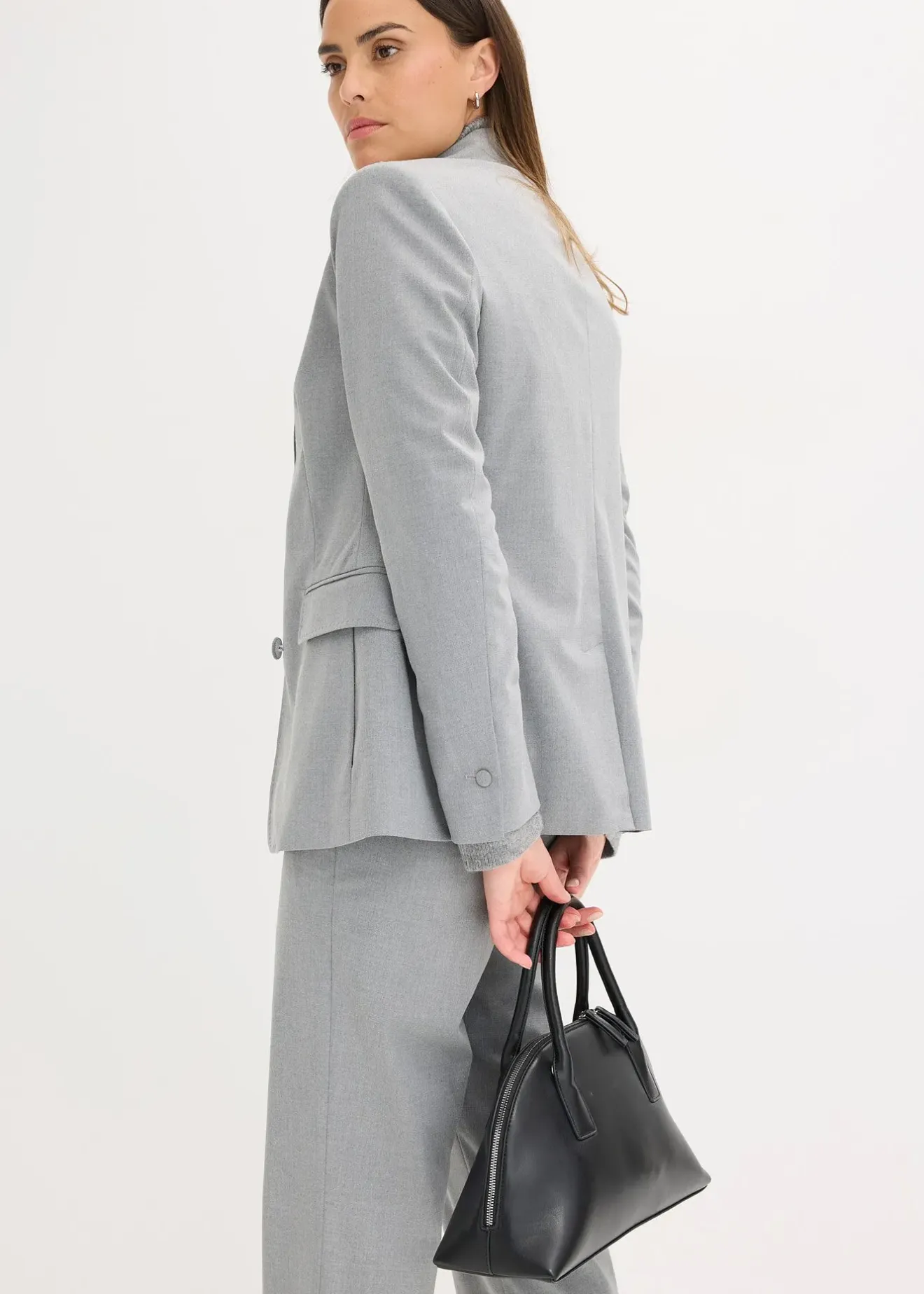 Femme bonprix Blazers|Blazer avec détails surfilés décoratifs