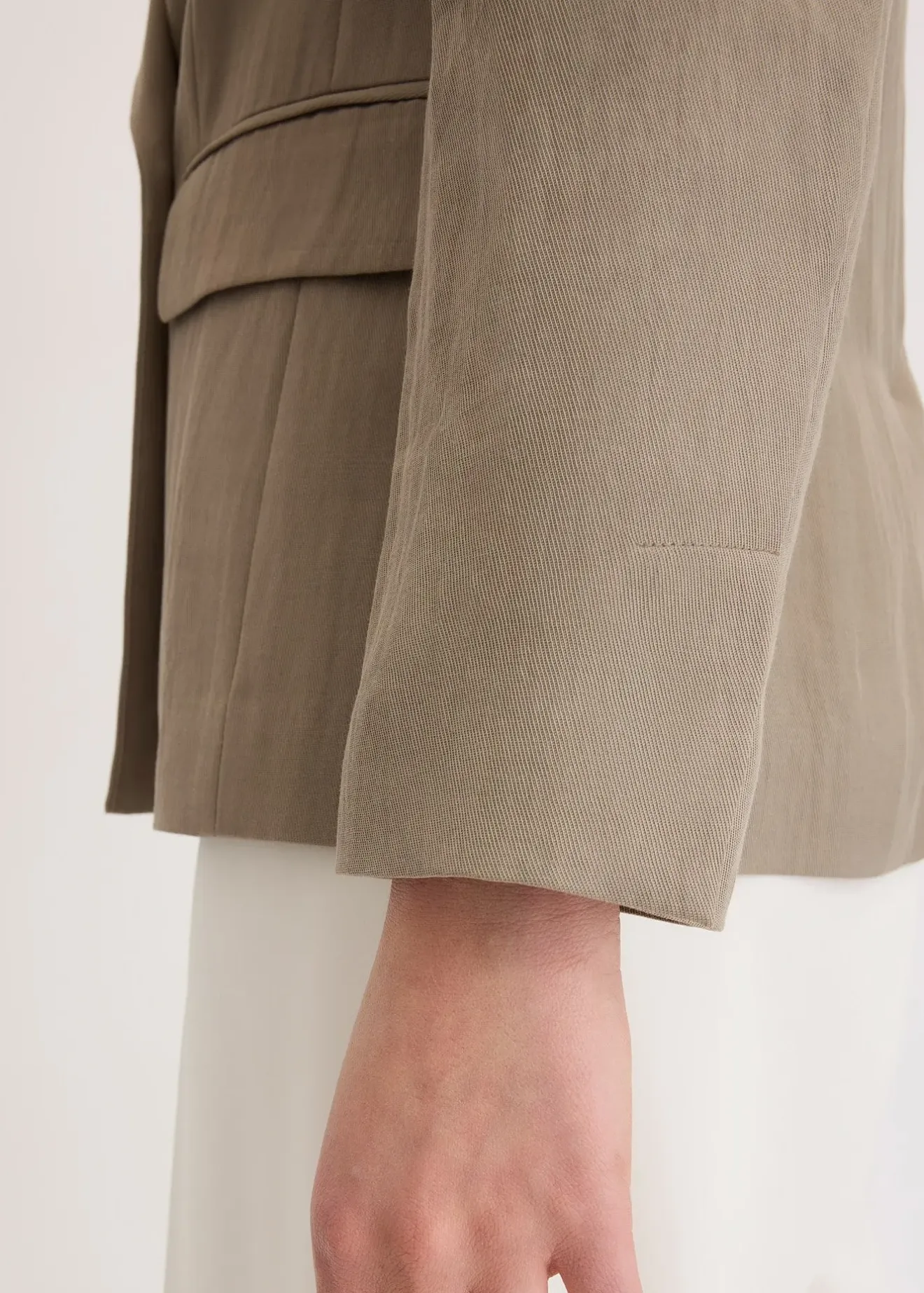 bonprix Blazer avec Lyocell, effet froissé|Femme Blazers