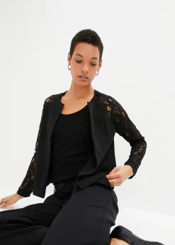 bonprix Blazer avec manches en dentelle|Femme Mode Festive|Blazers