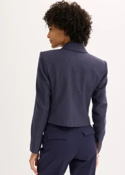 Femme bonprix Blazers|Blazer court avec épaulettes pour une silhouette structurée