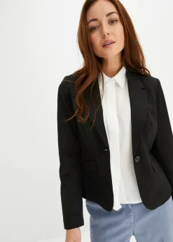Femme bonprix Blazers|Blazer court avec poches à rabat