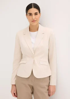 bonprix Blazer court avec poches à rabat|Femme Blazers