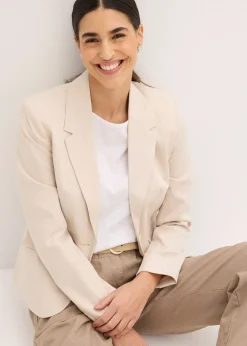 bonprix Blazer court avec poches à rabat|Femme Blazers