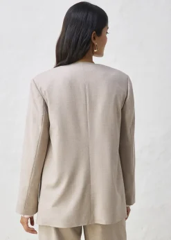 bonprix Blazer doux sans col|Femme Premium|Blazers