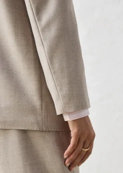 bonprix Blazer doux sans col|Femme Premium|Blazers