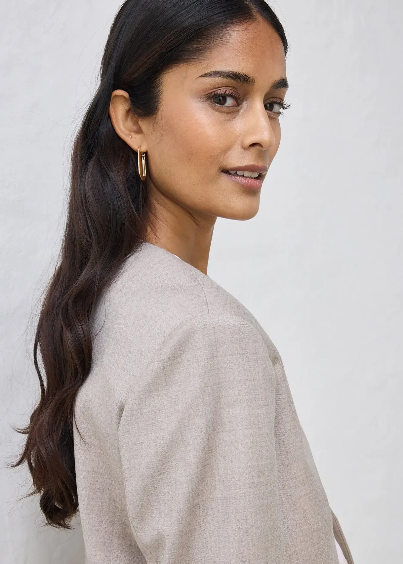 bonprix Blazer doux sans col|Femme Premium|Blazers