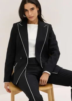 bonprix Blazer en bengaline extensible|Femme Blazers