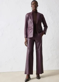 Femme bonprix Premium|Blazers|Blazer en cuir d’agneau nappa