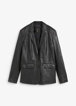 bonprix Blazer en cuir d’agneau nappa|Femme Premium|Blazers