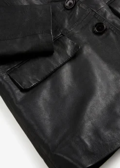 bonprix Blazer en cuir d’agneau nappa|Femme Premium|Blazers