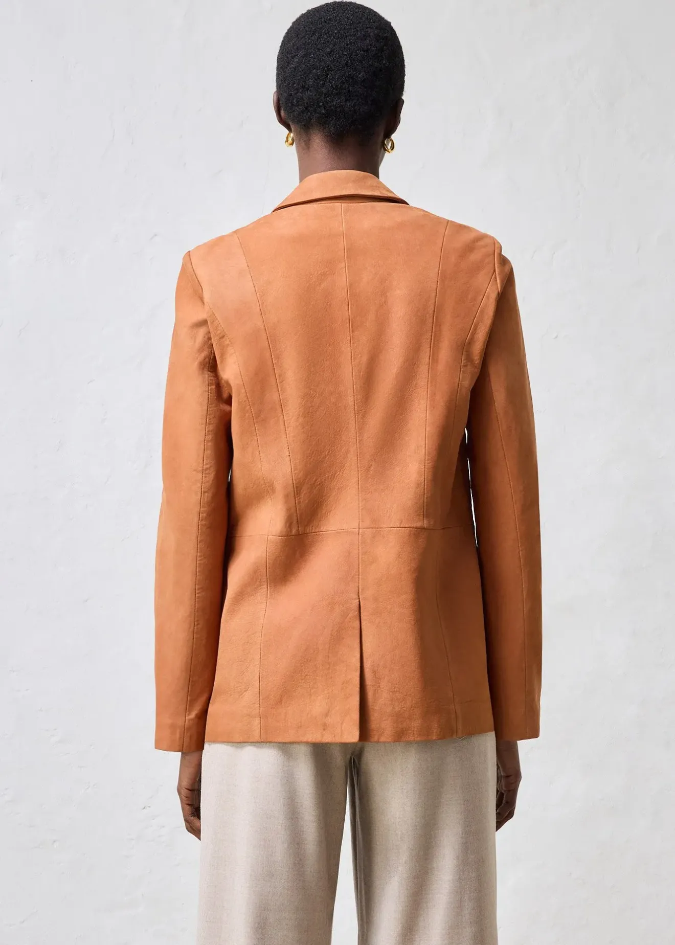 bonprix Blazer en cuir velours|Femme Premium|Blazers