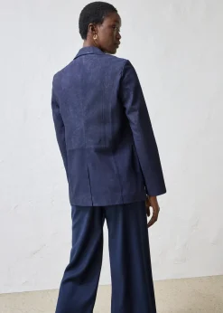 Femme bonprix Premium|Blazers|Blazer en cuir velours