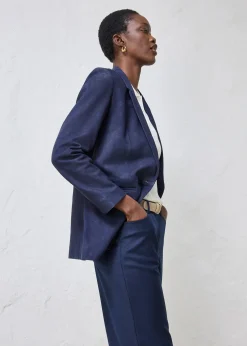 Femme bonprix Premium|Blazers|Blazer en cuir velours