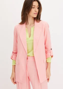 Femme bonprix Blazers|Blazer en lin mélangé