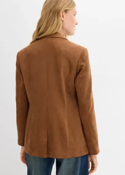 bonprix Blazer en suédine|Femme Blazers