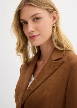 bonprix Blazer en suédine|Femme Blazers
