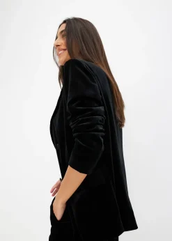 bonprix Blazer en velours doux|Femme Blazers