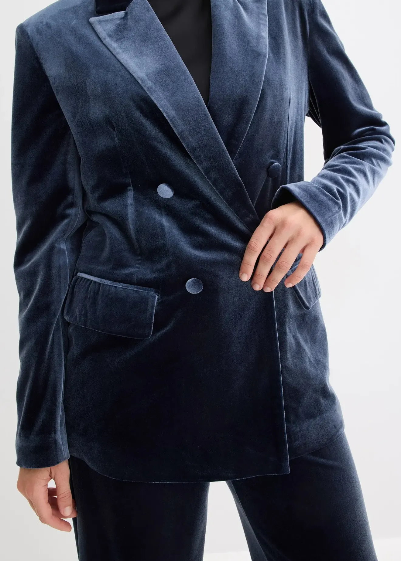bonprix Blazer en velours doux|Femme Blazers