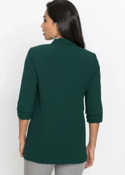 bonprix Blazer long à manches drapées|Femme Blazers