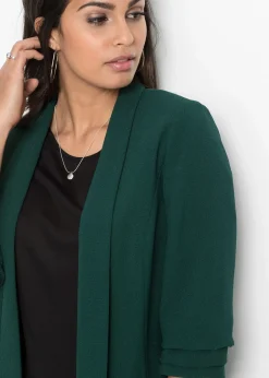bonprix Blazer long à manches drapées|Femme Blazers