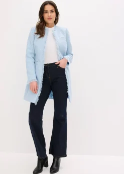 Femme bonprix Blazers|Blazer long en maille bouclée