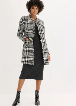 bonprix Blazer long en maille bouclette|Femme Blazers