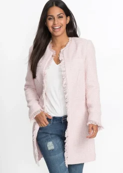 bonprix Blazer long en maille bouclée|Femme Blazers