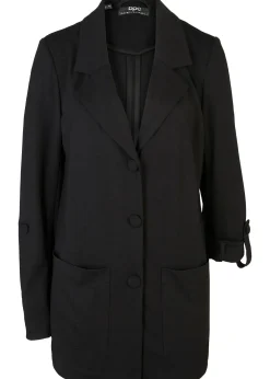 Femme bonprix Blazers|Sweats|Blazer long en maille Milano de viscose mélangée