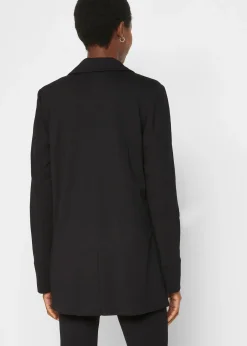 Femme bonprix Blazers|Sweats|Blazer long en maille Milano de viscose mélangée