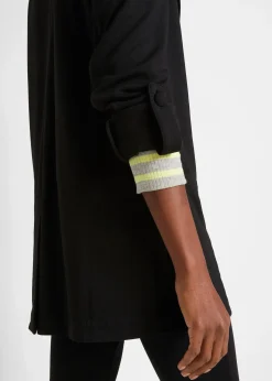 Femme bonprix Blazers|Sweats|Blazer long en maille Milano de viscose mélangée