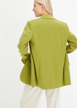 bonprix Blazer long en viscose mélangée|Femme Blazers