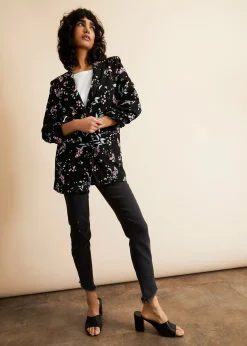 bonprix Blazer long imprimé|Femme Blazers