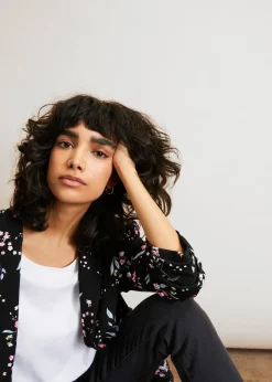 bonprix Blazer long imprimé|Femme Blazers