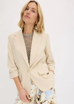 Femme bonprix Blazers|Blazer manches 3/4 ample en viscose