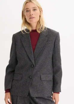bonprix Blazer oversize en viscose mélangée|Femme Blazers