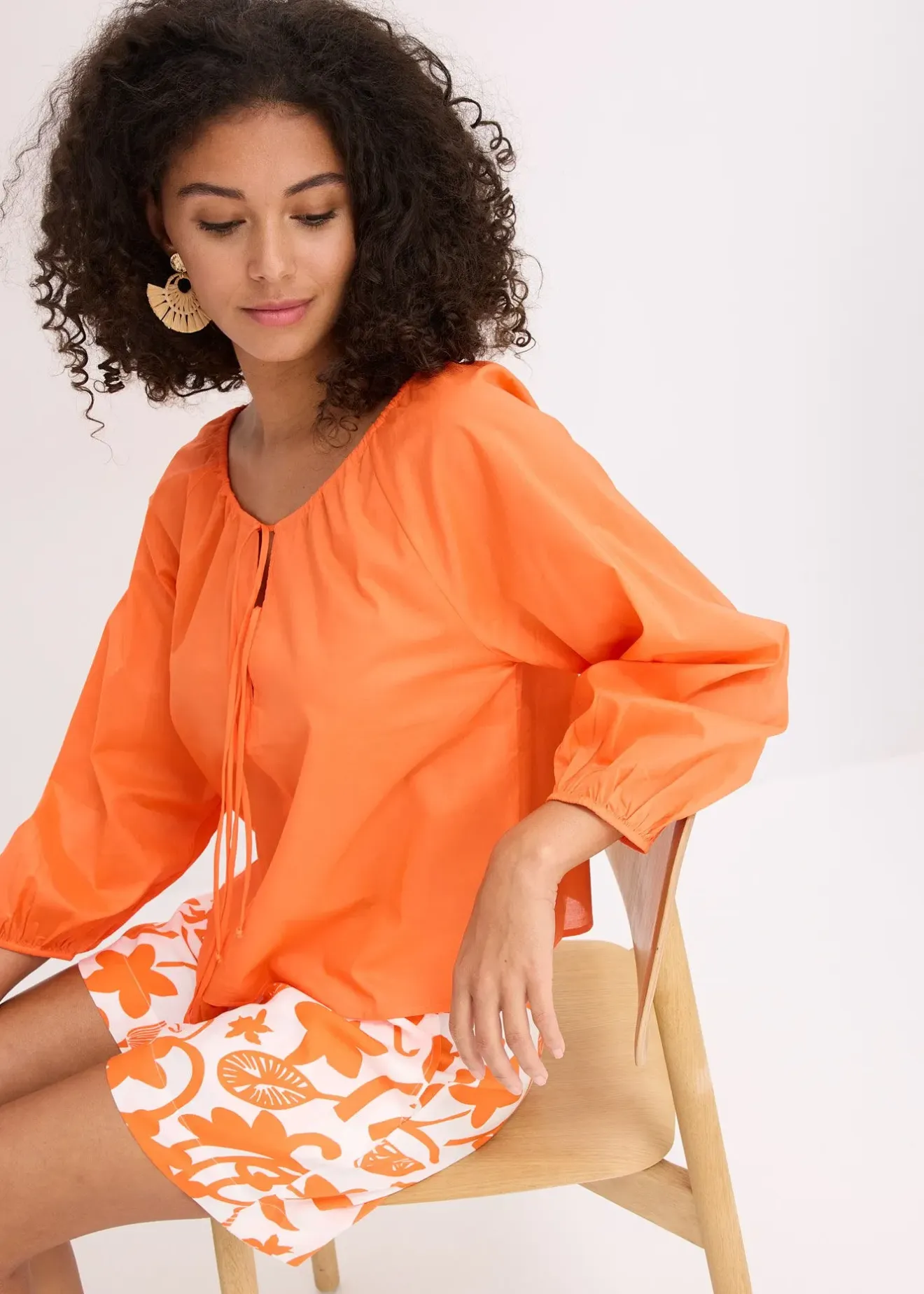 Femme bonprix Chemisiers|Blouse 100% coton