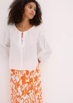 bonprix Blouse 100% coton|Femme Chemisiers